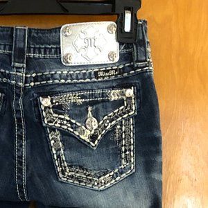 Miss Me Mid-Rise Boot Cut Blue Jeans